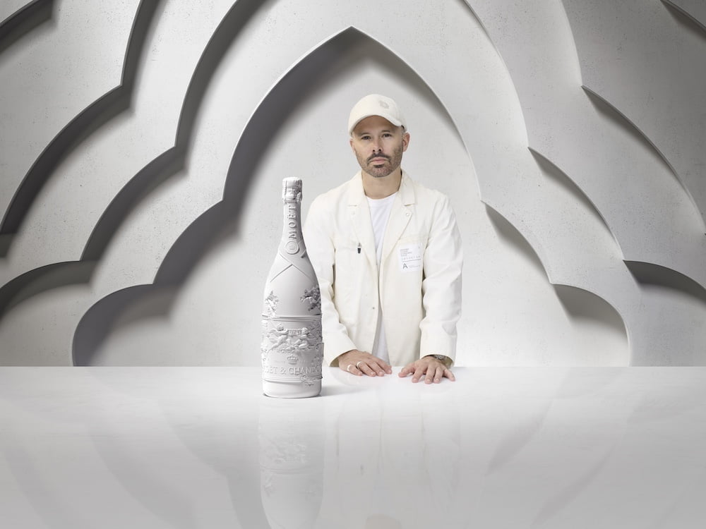 L'artiste Daniel Arsham pour Moêt & Chandon
