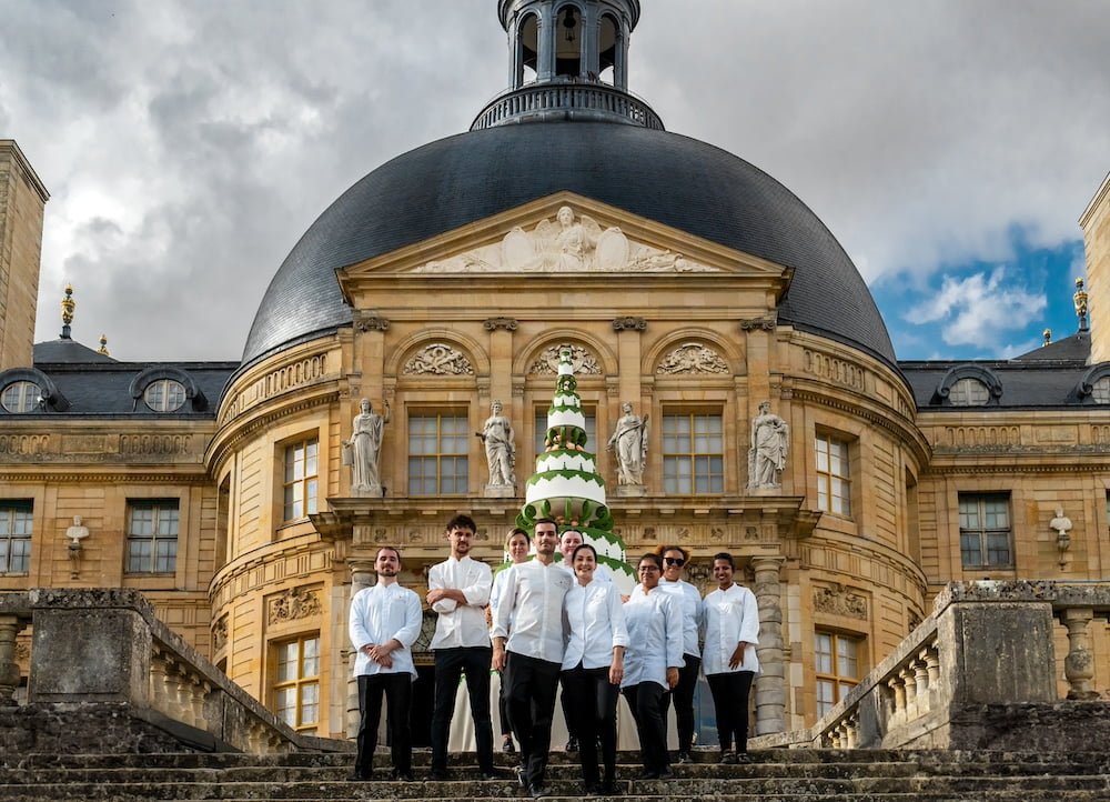 le pâtissier Bastien Blanc-Tailleur et sa team
