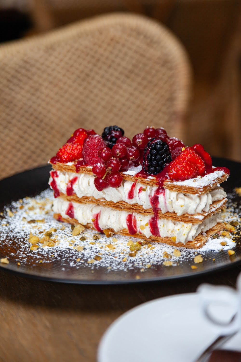 Mille feuilles aux fruits rouges