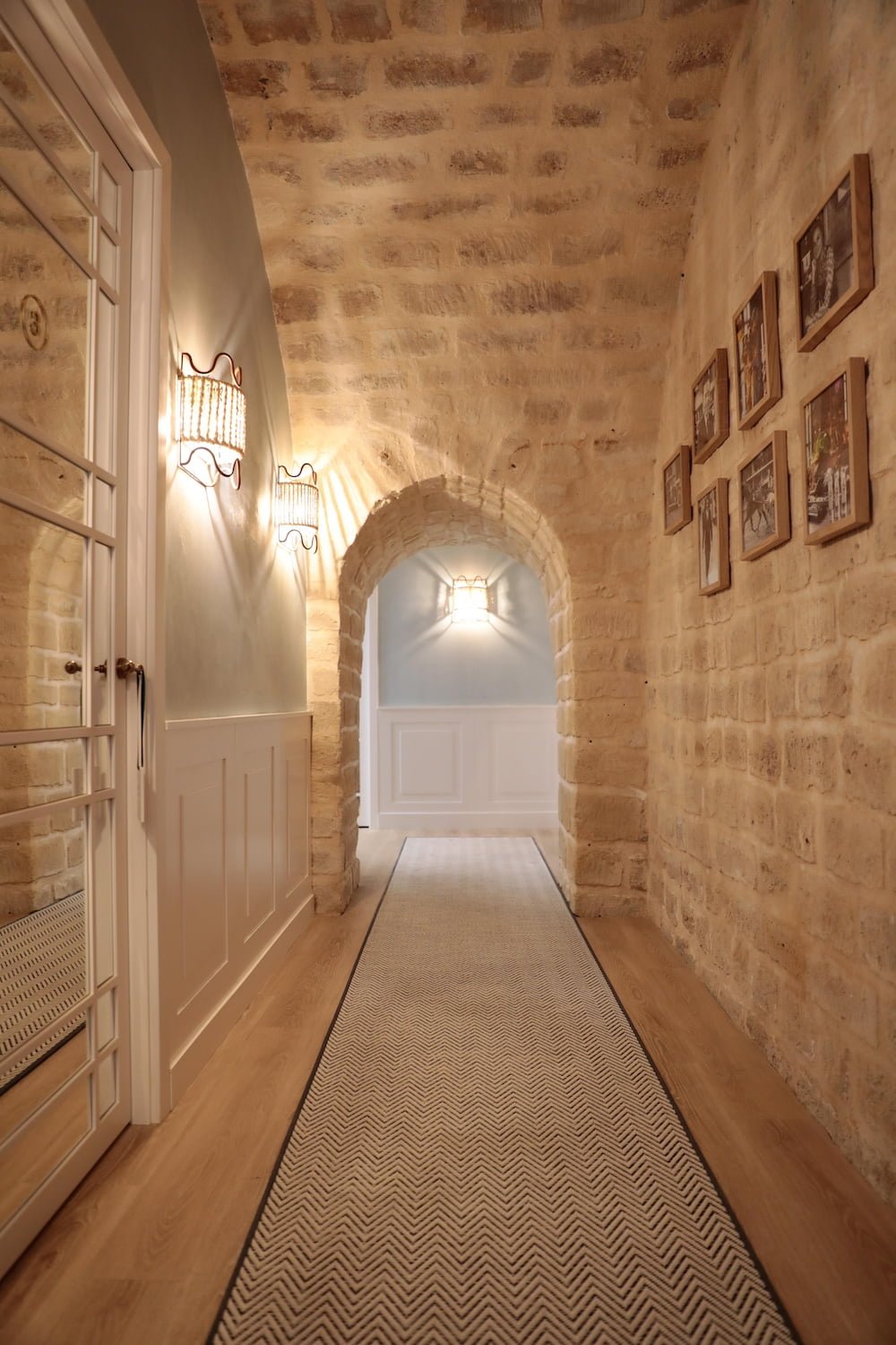 Voûte en pierre de la Maison Sisley Rue du Bac