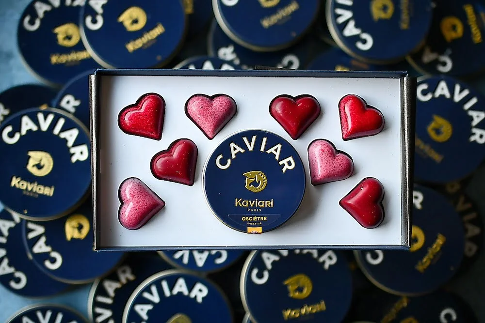 Atout cœur l'amour caviar et chocolat