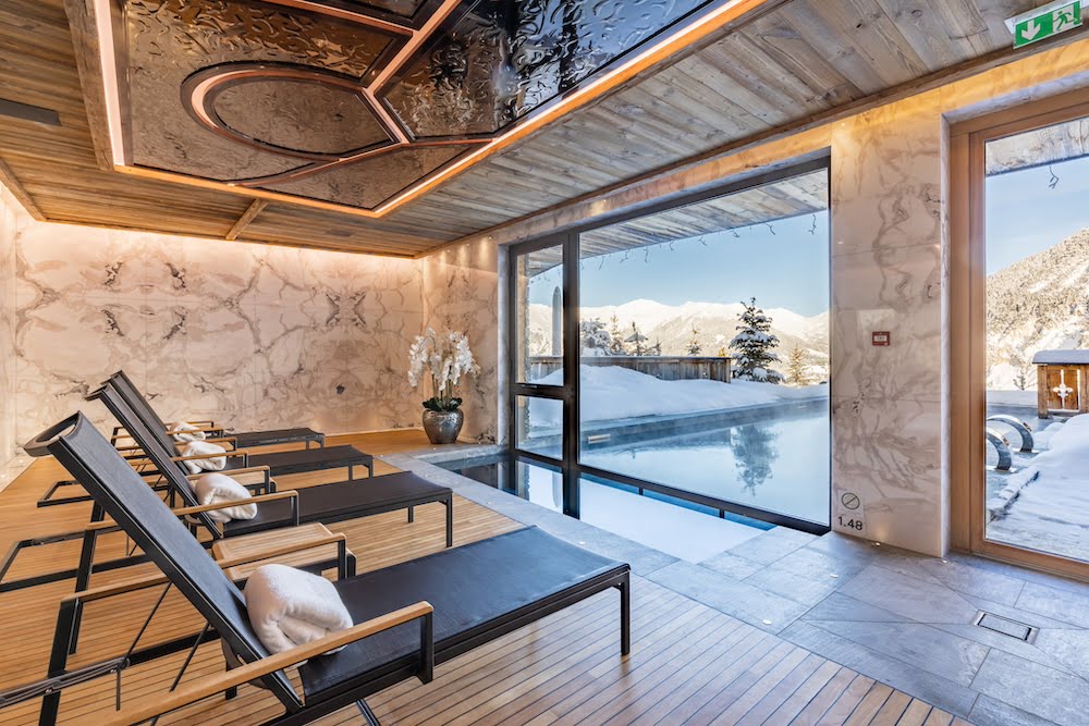 L'hyper luxe d'un spa avec vue