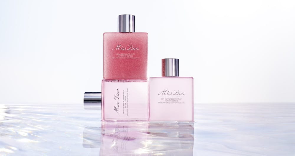 Miss Dior dans le bain, Rituel de Beauté à la Rose