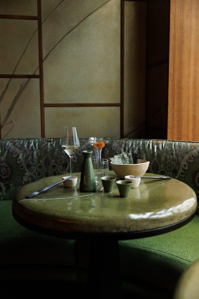 Hanabi ,table de l'hôtel Hana
