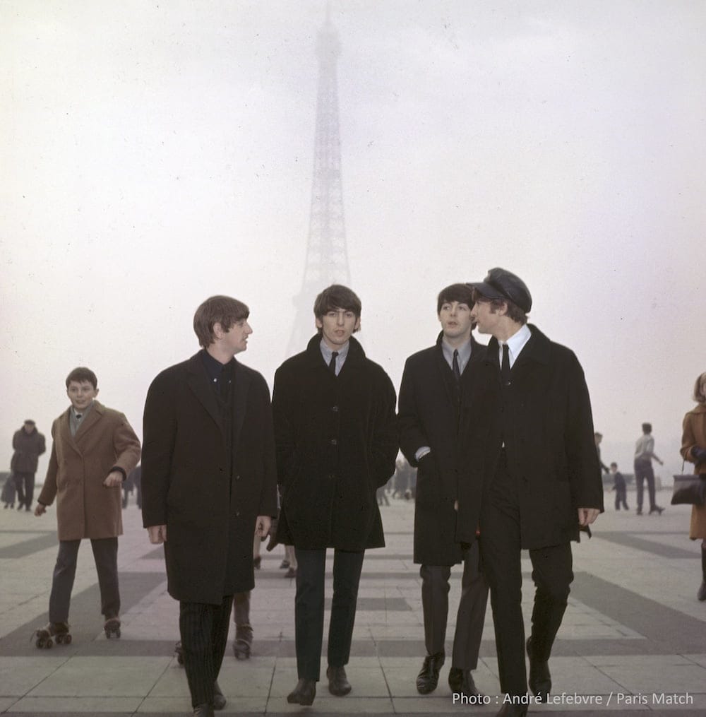 The Beatles à Paris en 1964, une famille
