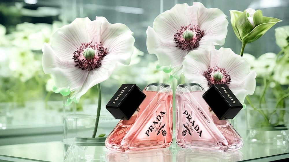 Prada Paradox Virtual Flower, un bouquet de jasmin