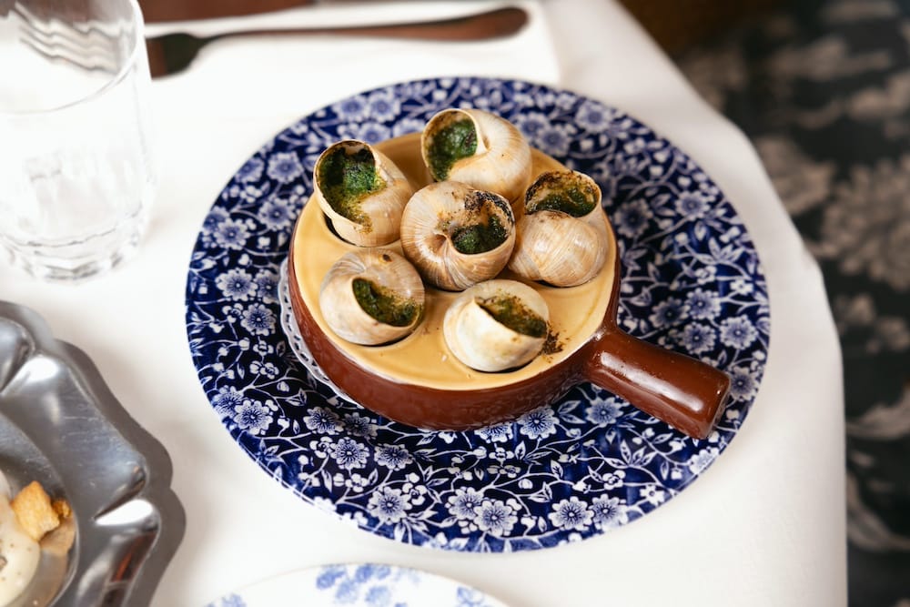 Les escargot de bourgogne, un vrai plat bistrot