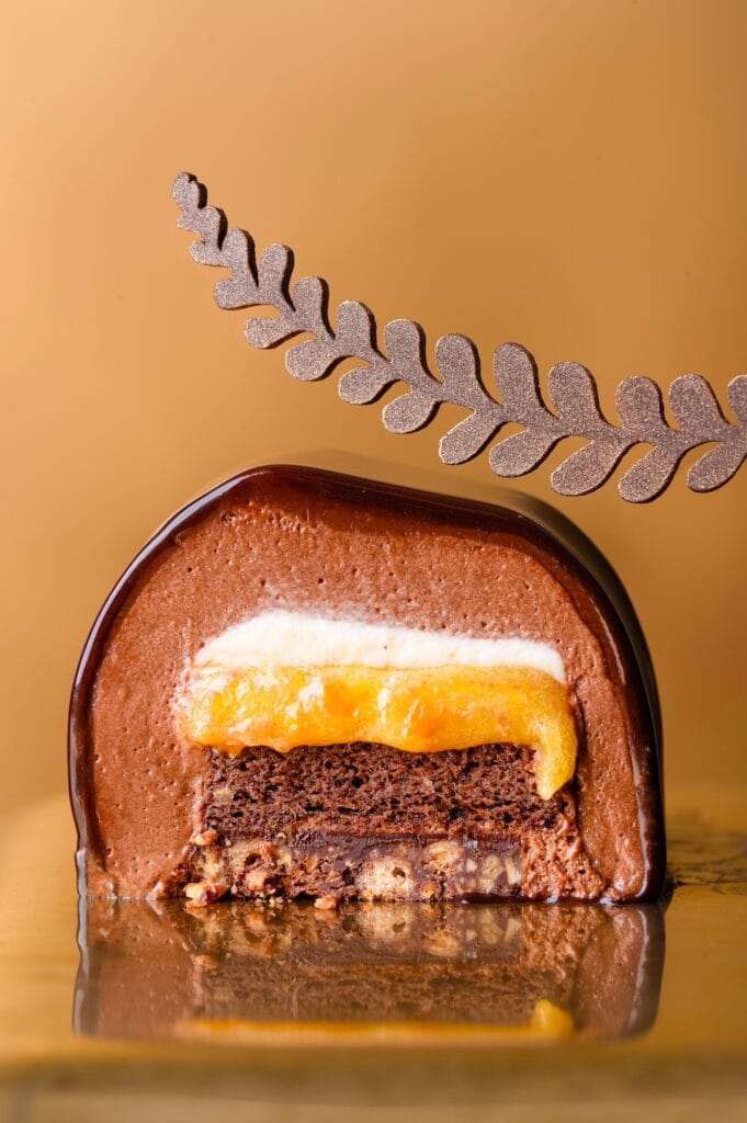 Lenôtre, la bûche gemmes, onctueuse et gourmande
