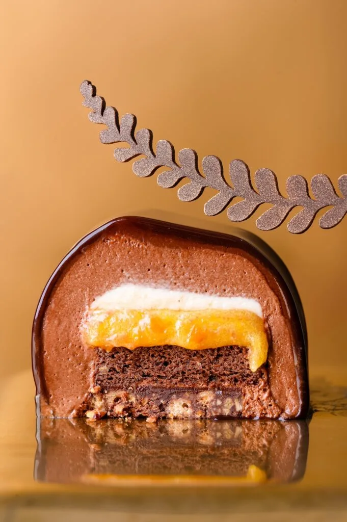 Lenôtre, la bûche gemmes, onctueuse et gourmande