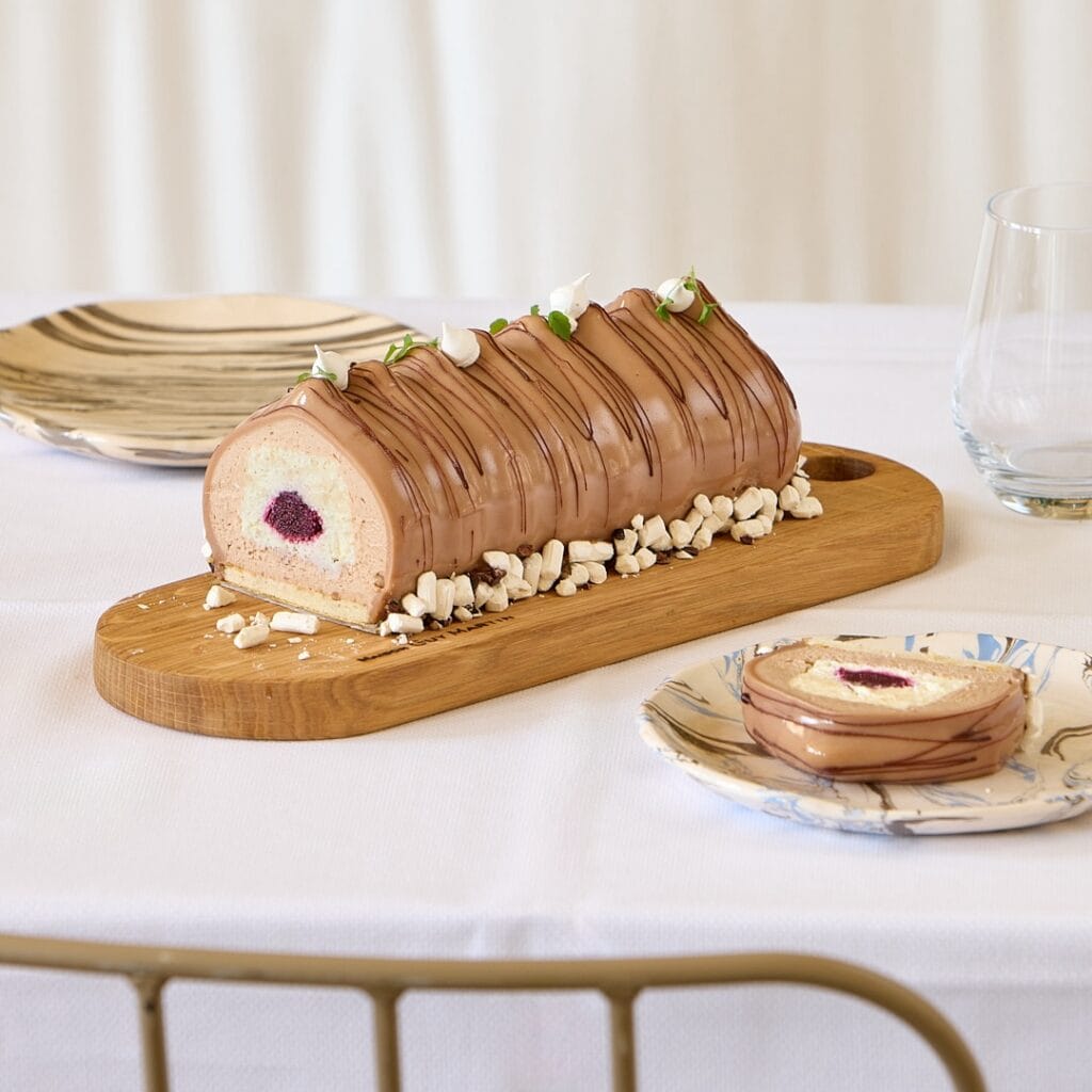 Guy Martin Pasco bûche Marron Cassis