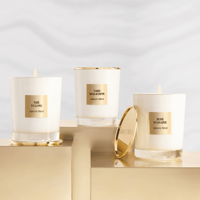 Armani/Privé, les nouvelles bougies couture