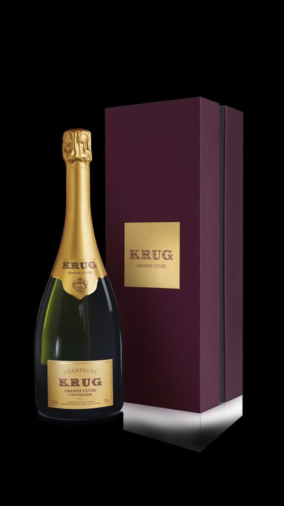 Champagne Krug grande cuvée, cuvée festive