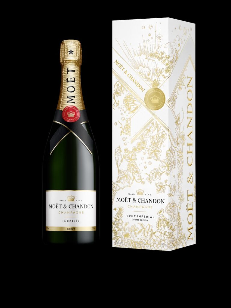 Moêt & Chandon, avec étui inspiré de design historiques