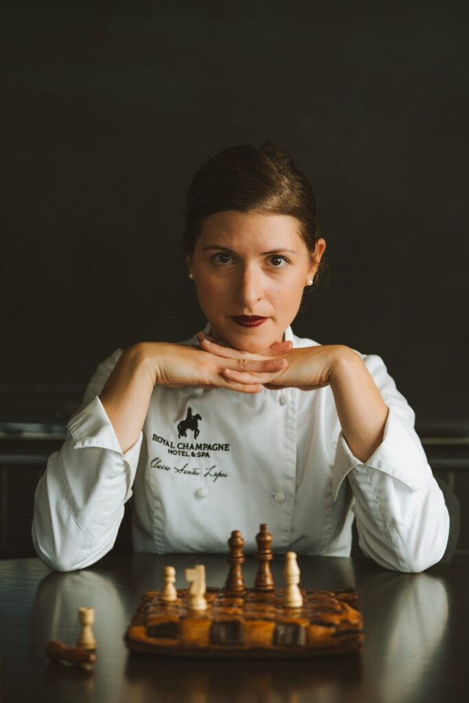 Claire Santos Lopes chef pâtissière du Royal Champagne Hôtel & Spa
