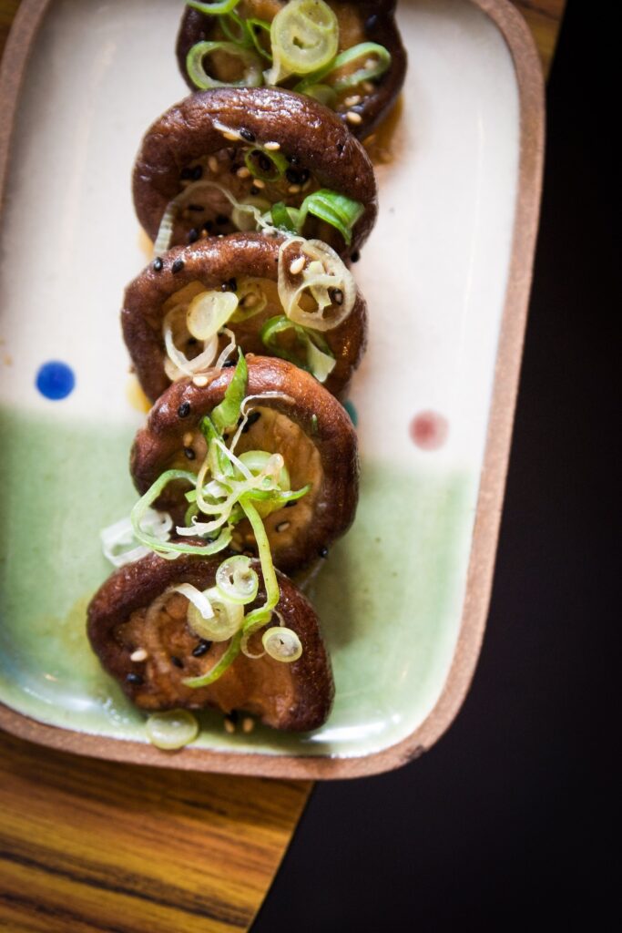 champignons grillés chez Yokosho