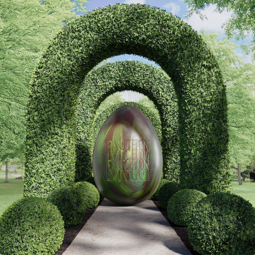 Fauchon, un œuf hommage à la nature