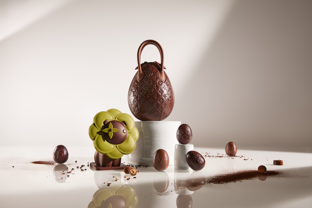 Des œufs so fashion signé Maxime Frédéric pour La maison Louis Vuitton