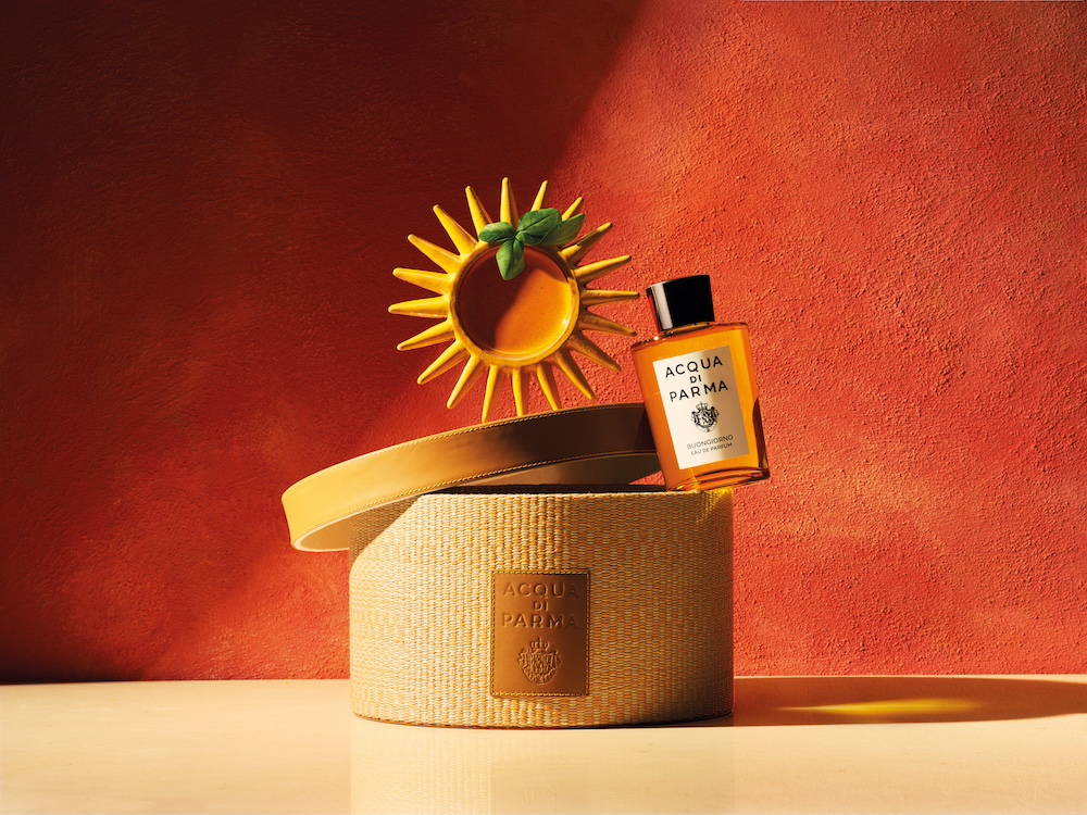Buongiorno la nouvelle eau parfumée d’Acqua di Parma dans sa jolie boîte à chapeau