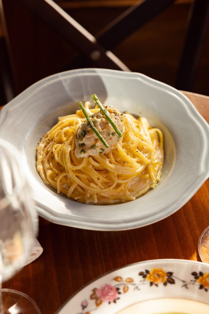 Linguine au citron
