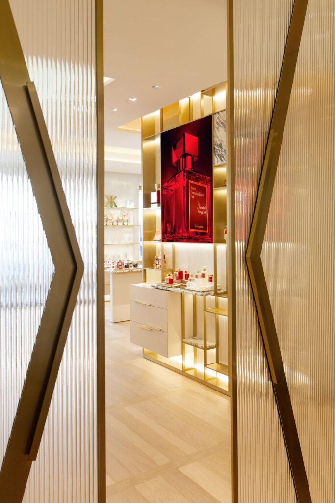 Nouvelle boutique Françis Kurkdjian dans le Marais.
