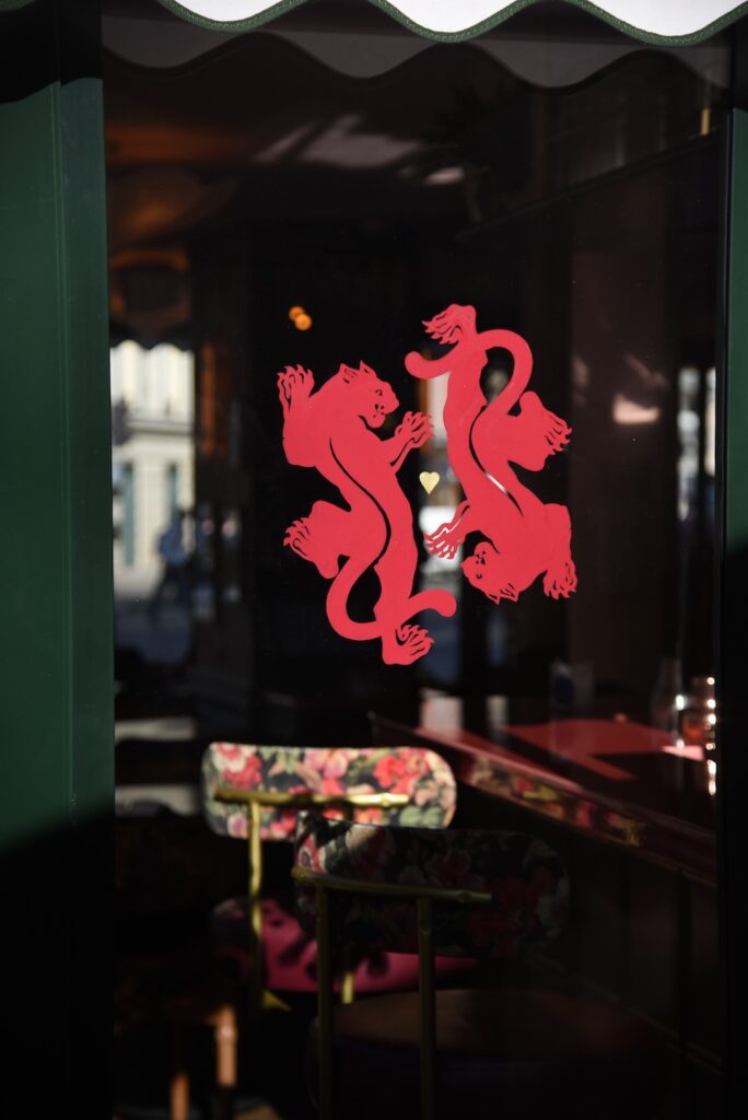 Gabrielle brasserie avec logo