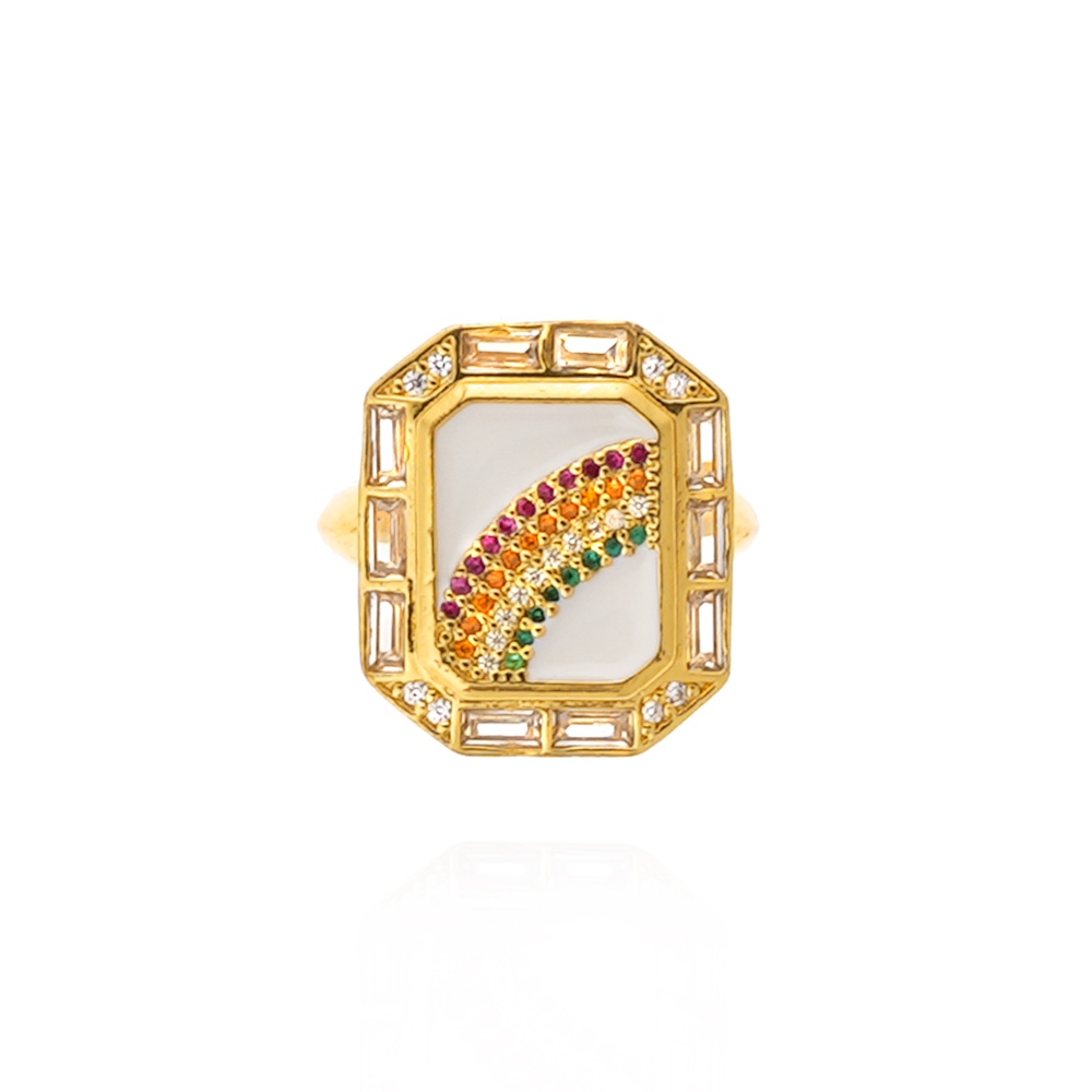 Bague tableau, comme les bijoux anciens