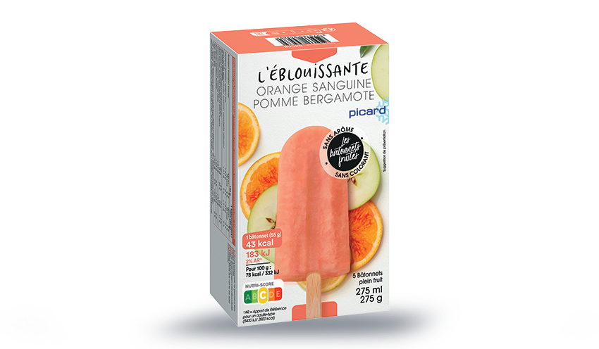 Esquimau orange sanguine pomme bergamote de Picard
