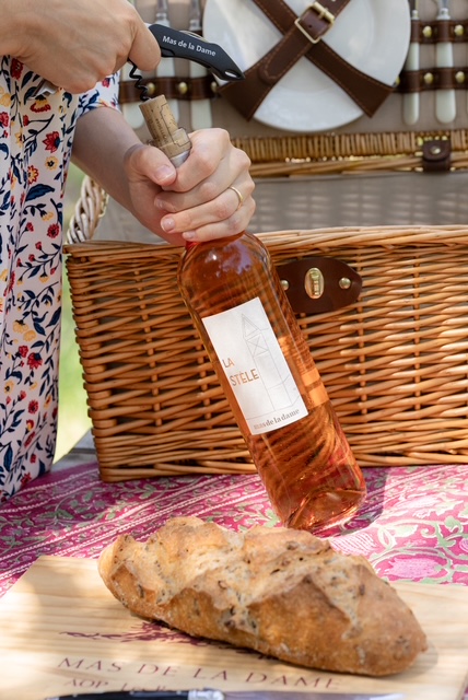 Mas de La Dame, la Stèle cuvée rosé 2024
