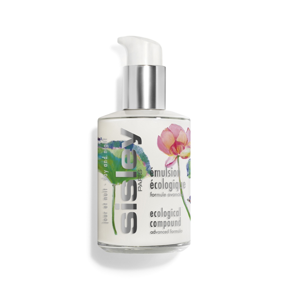 L’emulsion Ecologique Sisley formule avancée dans son flacon au look poétique