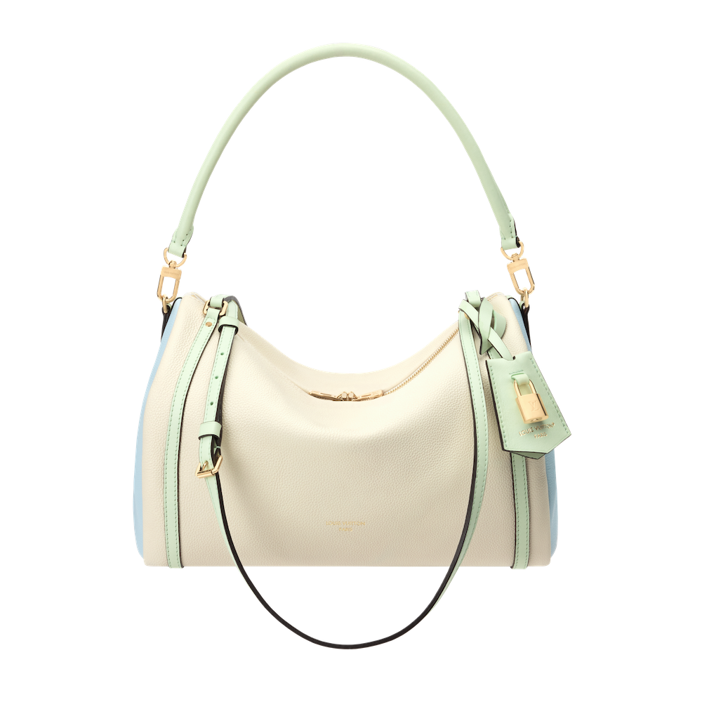 L’Express Bag Louis Vuitton bicolore ivoire et bleu Olympe
