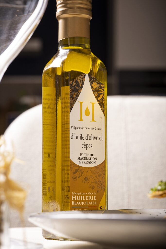 Lhuilerie Beaujolaise, huile d’olive et cèpes