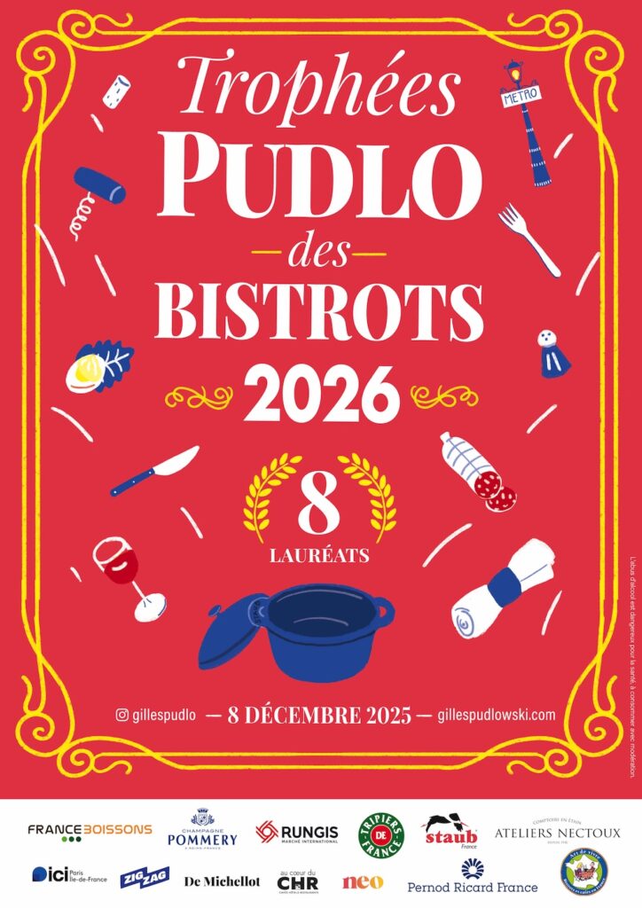 Trophée Pudlo des Bistrots, cuvée 2026, l'affiche