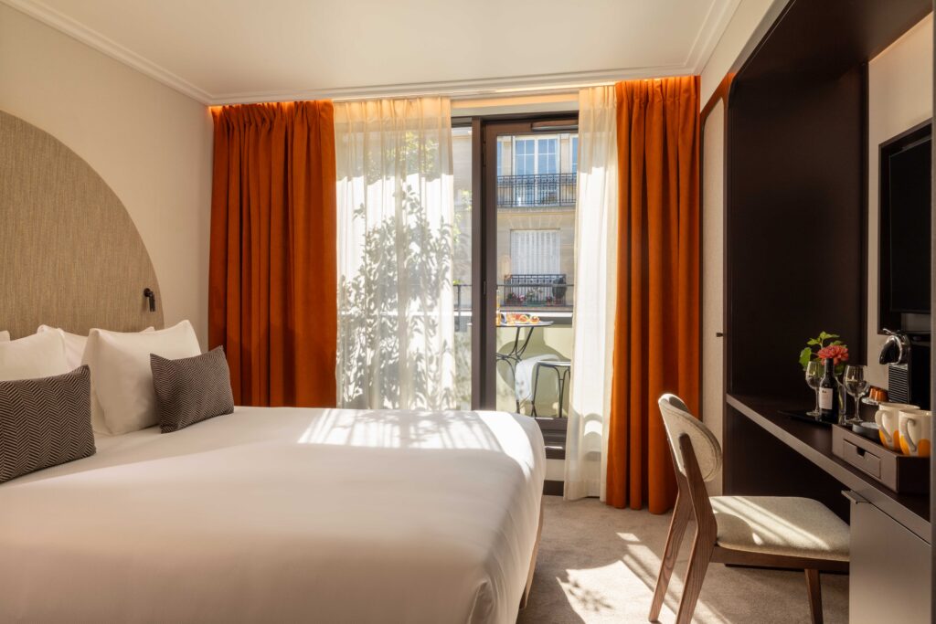 Une chambre de l’hôtel Belinda