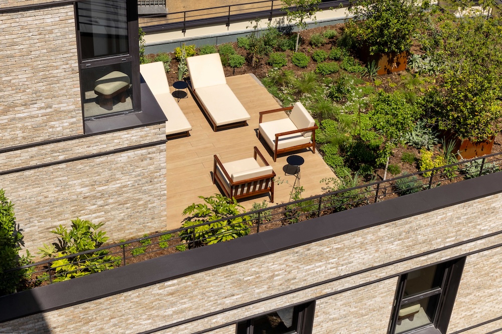 Un rooftop dans la suite de l’hôtel Belinda