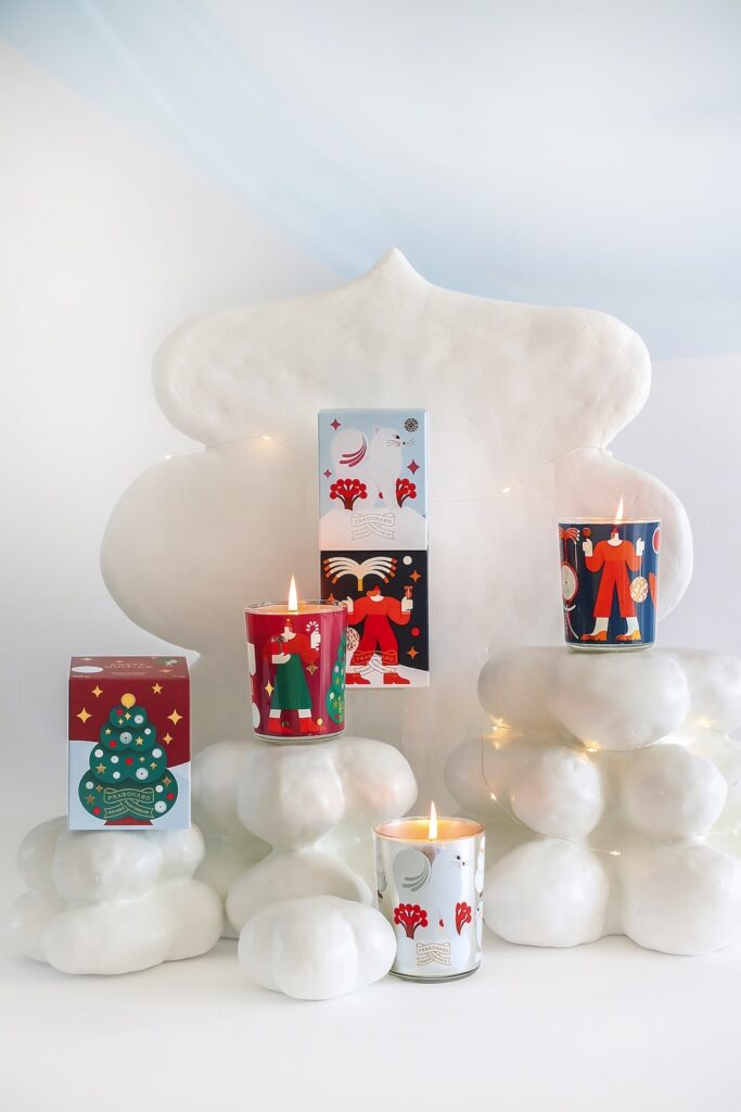 Une forêt de bougies pour un noël finlandais