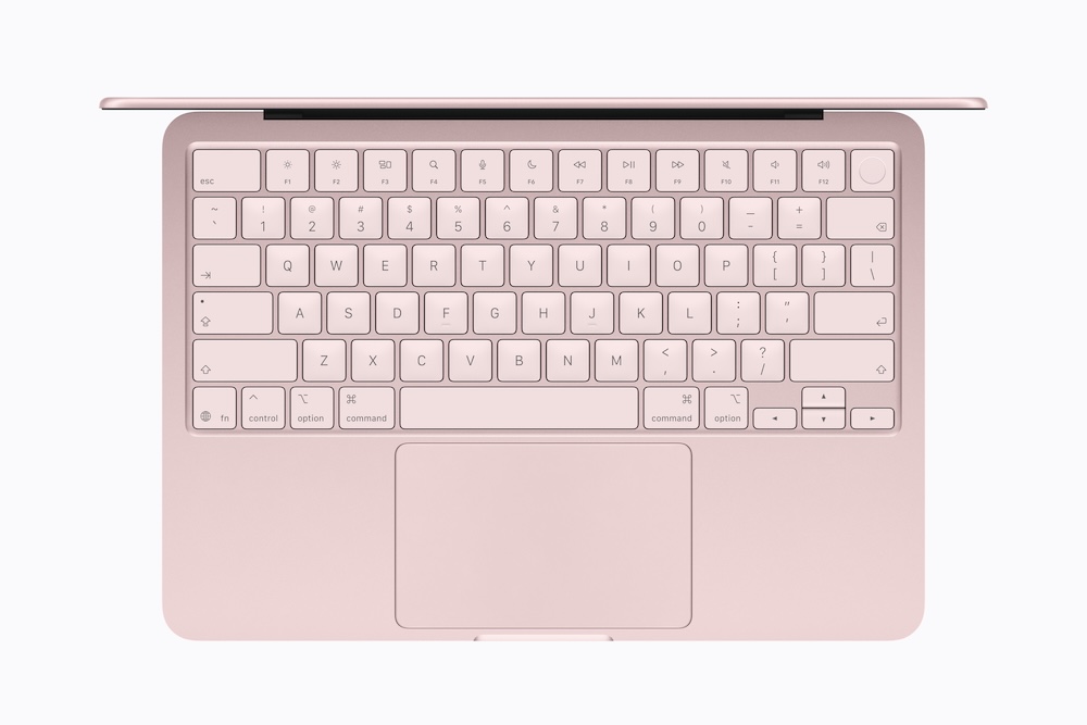 Nouvel ordi Apple Neo en rose poudré