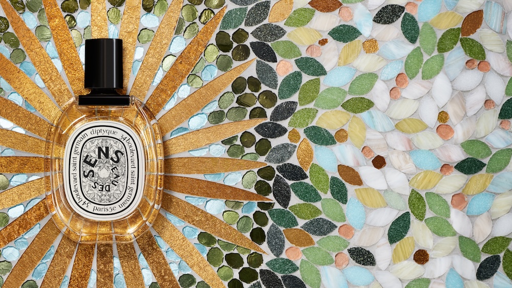L’Eau des Sens de Diptyque dans son habit de mosaïques