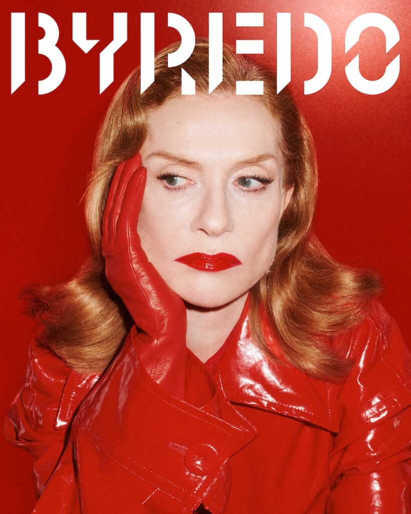 Byredo Lipstick idéalment porté par Isabelle Huppert. Tout est dans l'expression 