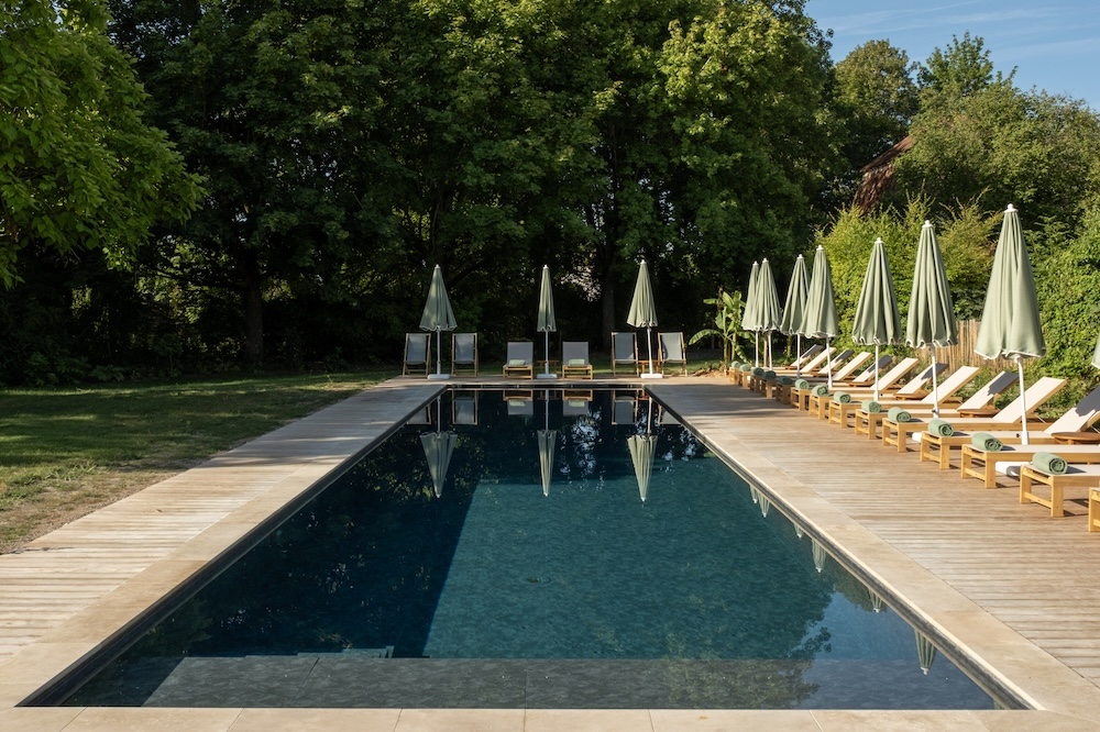 La piscine extérieure