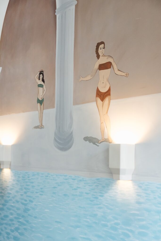 Fresques au Spa des Sources de Vougeot en Bourgogne