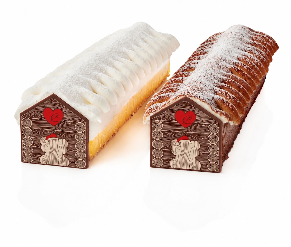La bûche glacée de maison Caffet pour les fêtes