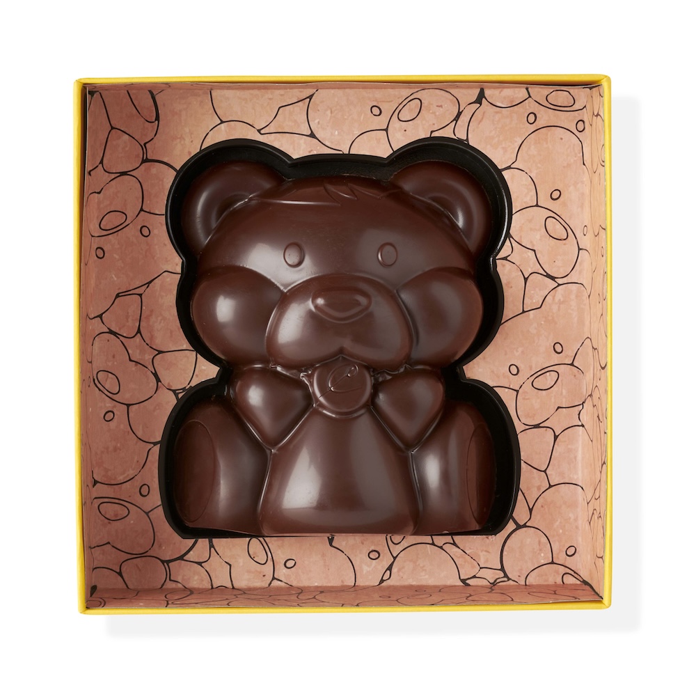 L’ourson au praliné de chocolat pièce signature de Maison Caffet
