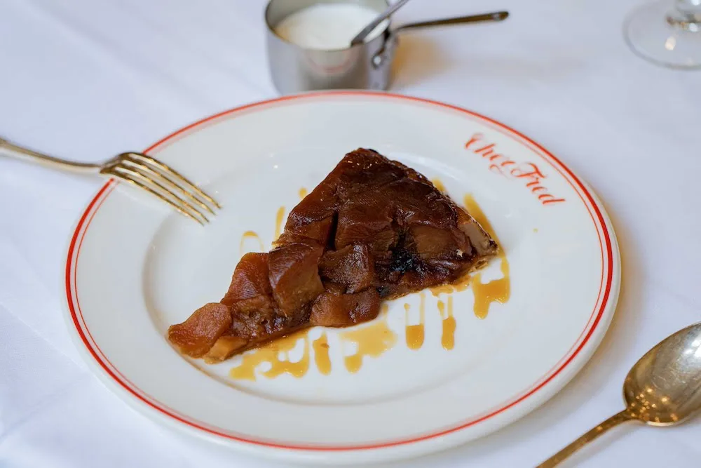 Bistrot chez Fred, la tarte tatiin caramélisée
