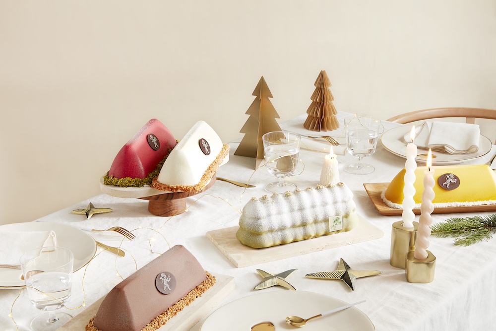 Ambiance bûches glacées chez Amorino