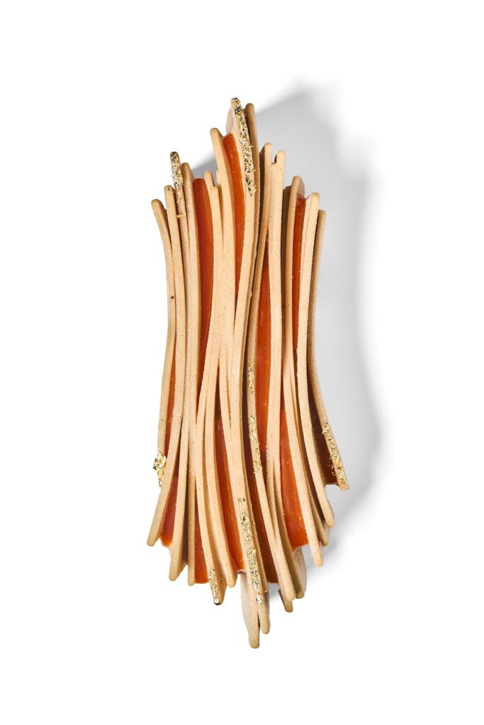 Hôtel Burgundy, la bûche en feuilles gourmandes