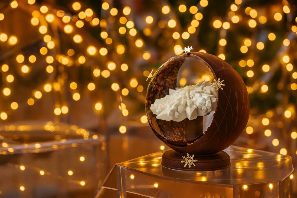 La bûche flocon du groupe Evok Collection