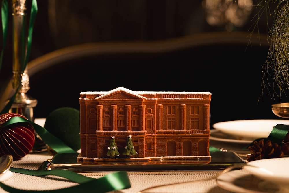 L’hôtel de Crillon version bûche au chocolat