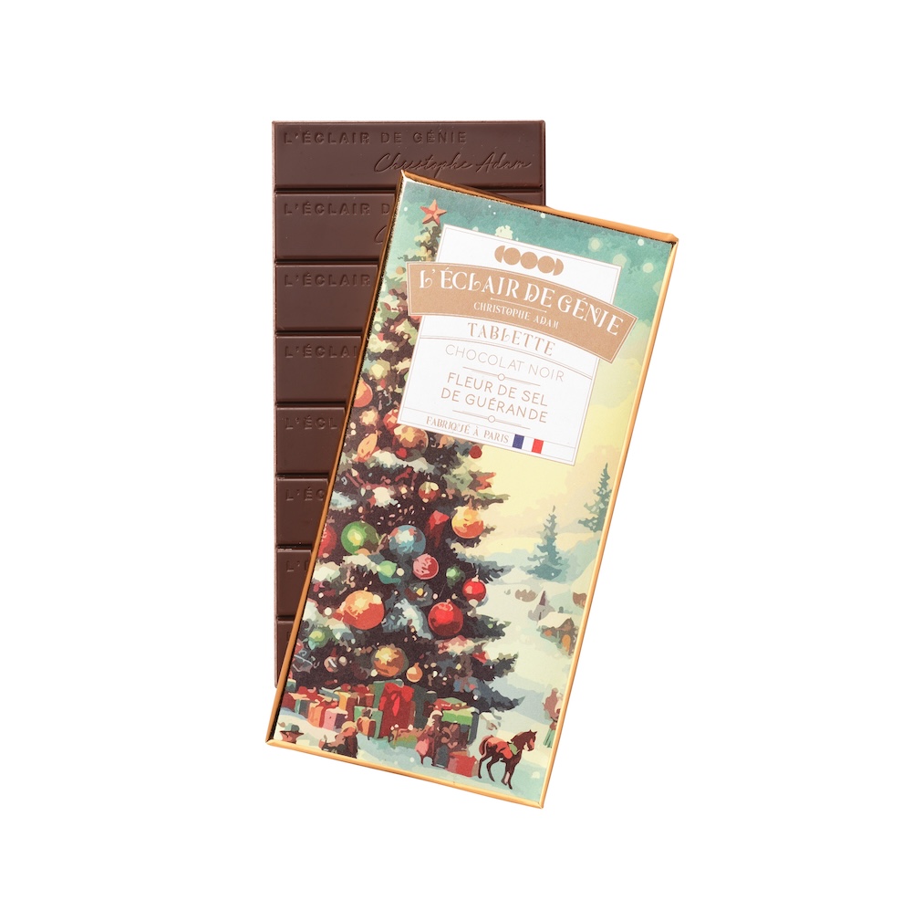 Une tablette aux couleurs de noël signée Christophe Adam