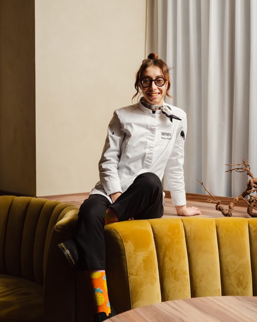 La cheffe Tessa Ponzo pour le concept Fumo