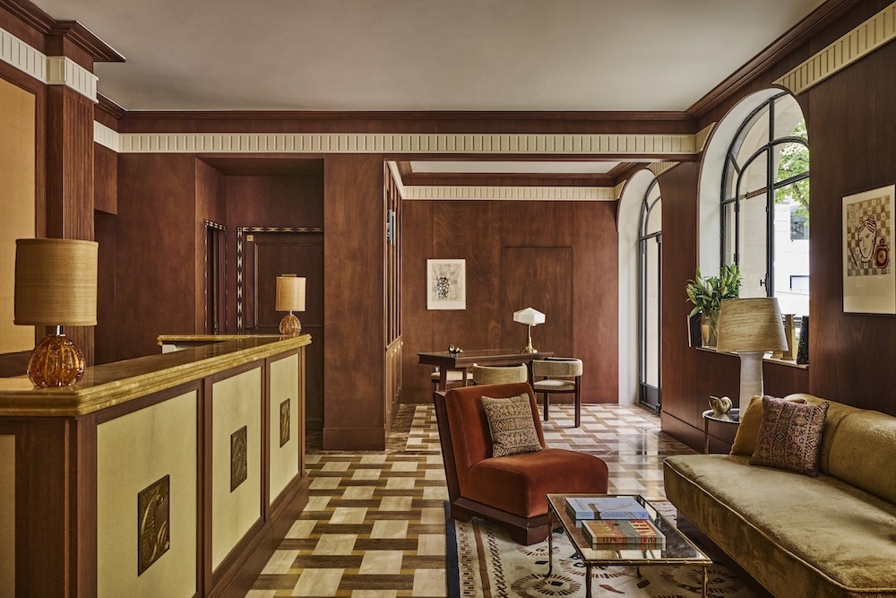 L’hôtel Madison à Saint-Germain des Prés, le lobby reactualisé